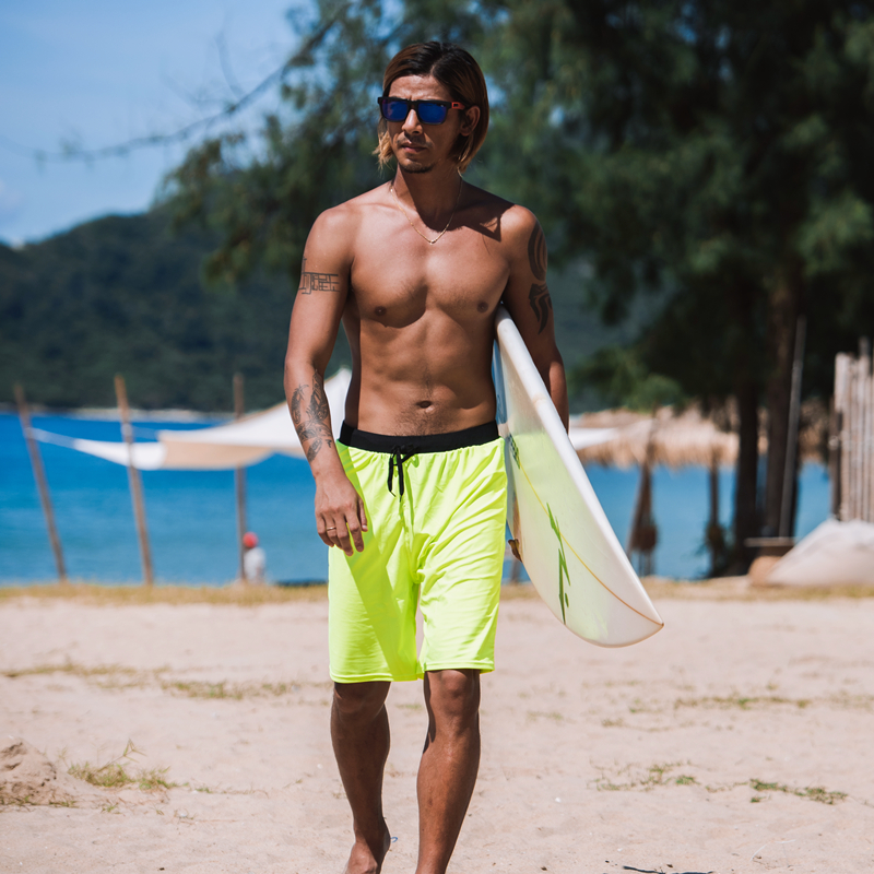 fluorescent green pants